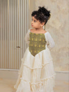 Handmade Fetil Habesha Kids’ Dress: Ethiopian Eritrean Cultural Clothing, Traditional Outfit, Children’s Attire, Family Holiday Fashion