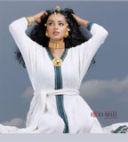 Ethiopian Cultural Dress, New Style  Axum Habesha Tilf Kemis, Ethiopian Traditional Wedding, Libs