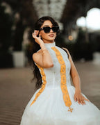 Handwoven Habesha Kemis: New Luxurious Ethiopian & Eritrean Wedding Dress, Traditional Yellow Zuria for Women, Custom Cultural Attire