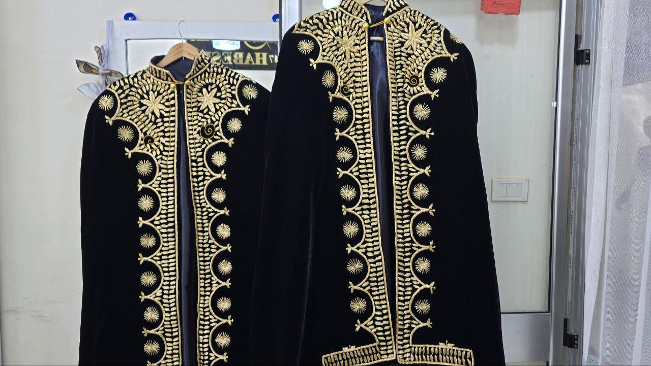 Men and women traditional kaba