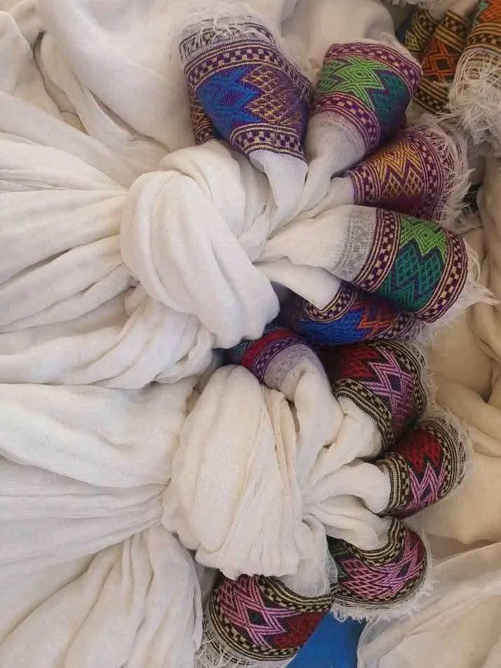 Ethiopian and Eritrean Women Netela, Large Netela size Perfect for Church and Chiffon Attire