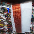 Habesha Netela (ነጠላ), Ethiopian Scarf/Shawl/Wrap, Handwoven Cotton, Tibeb or Tilet, Gauzy Fabric, 85"L X 55"W