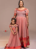 Matching Mother and Daughter Habesha Kemis, Ethiopian Traditional Dress, Handcrafted Eritrean Cultural Dress for Women