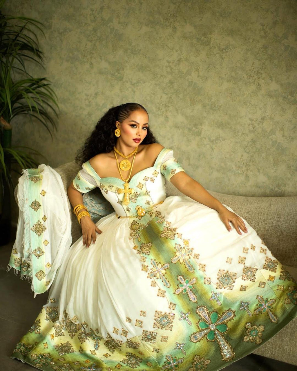 Ethiopian Dress, Handmade Zuria Habesha Kemis, Handwoven Traditional Outfit with Custom Sizing, Eritrean Cultural Clothing