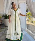 Ethiopian Dress For Women, Ethiopia Saba Kemis, Eritrea Zuria Handmade Clothing, New Habesha Cultural Traditional Design Gift