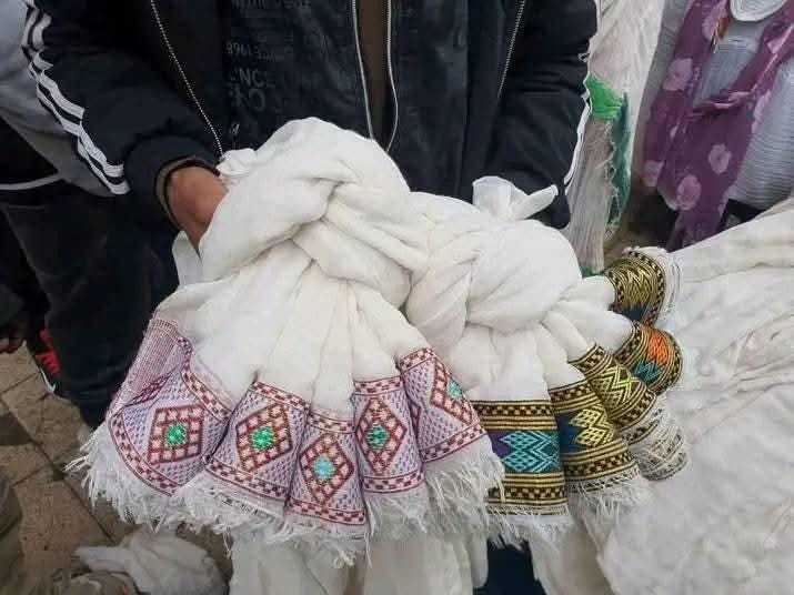 Ethiopian and Eritrean Women Netela, Large Netela size Perfect for Church and Chiffon Attire