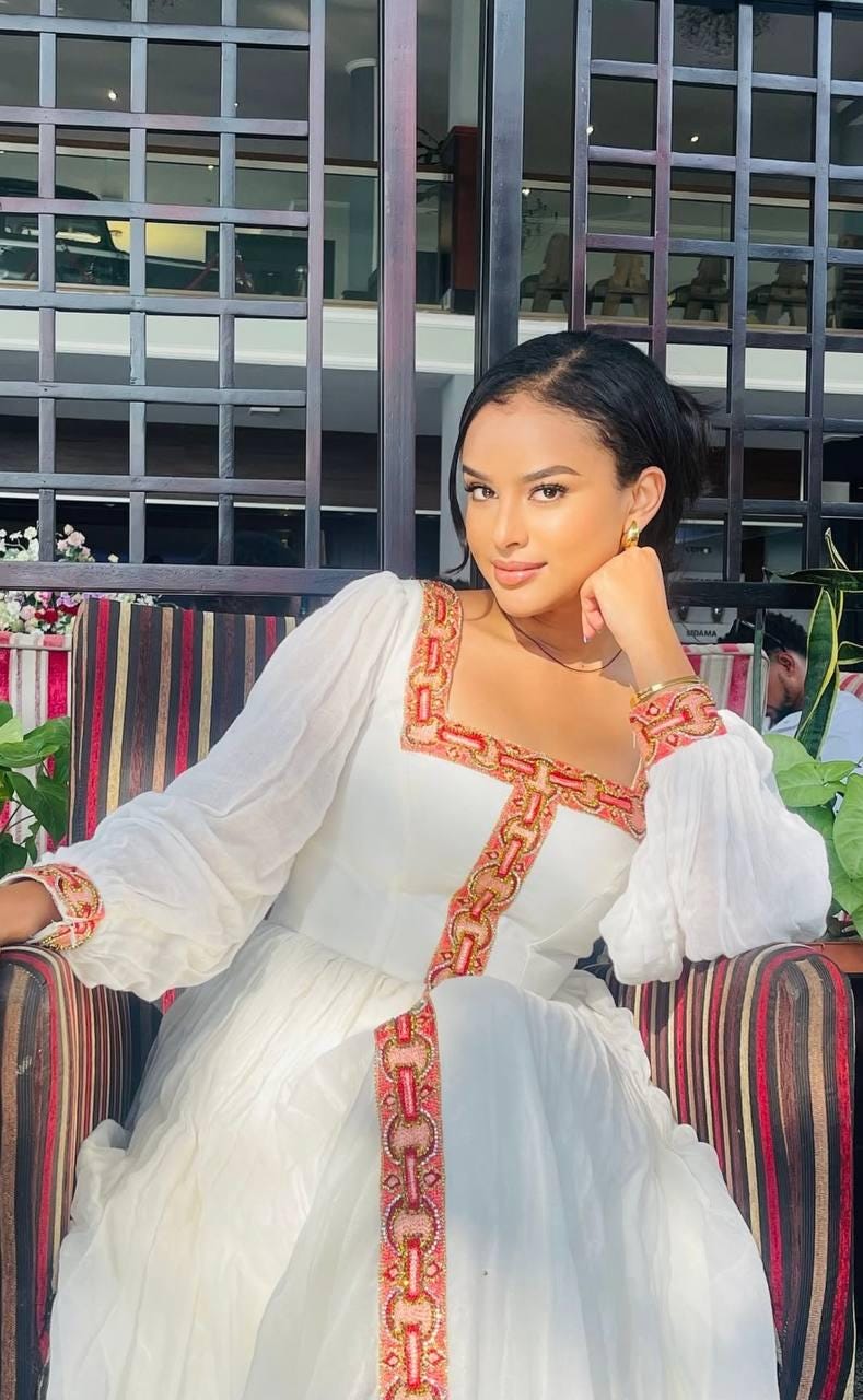 New Habesha clothing,New purple & gold Tilet Eritrean and Ethiopian Traditional Wedding Attire, Custom Made Habesha Fashion