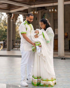 Couple Matching Habesha Clothing, New Tilet Eritrean and Ethiopian Traditional Wear, Custom Made Habesha Fashion