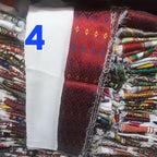 Habesha Netela (ነጠላ), Ethiopian Scarf/Shawl/Wrap, Handwoven Cotton, Tibeb or Tilet, Gauzy Fabric, 85"L X 55"W