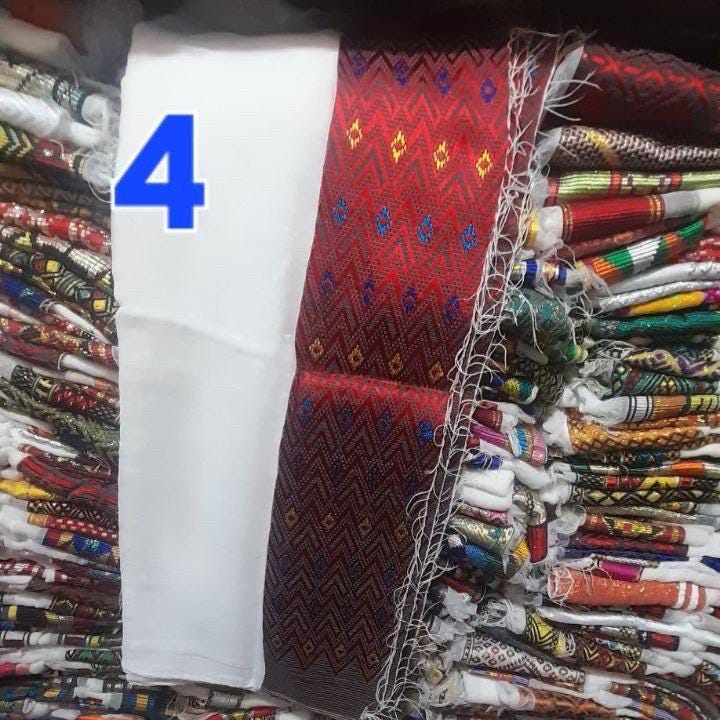 Habesha Netela (ነጠላ), Ethiopian Scarf/Shawl/Wrap, Handwoven Cotton, Tibeb or Tilet, Gauzy Fabric, 85"L X 55"W