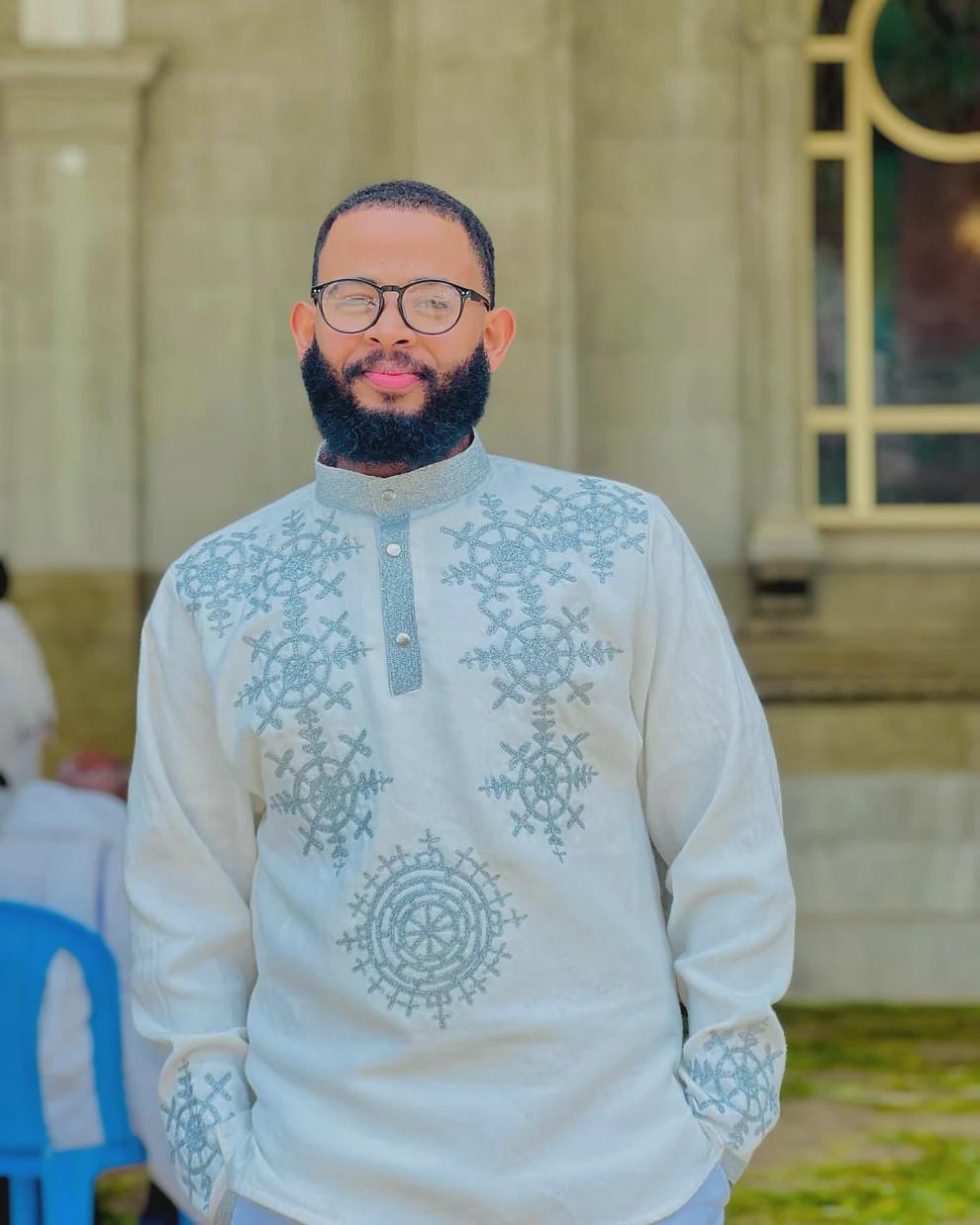 Embroidered Habesha Men's T-Shirt: Ethiopian Men's Traditional Top, Tilet Design, Handmade Cotton