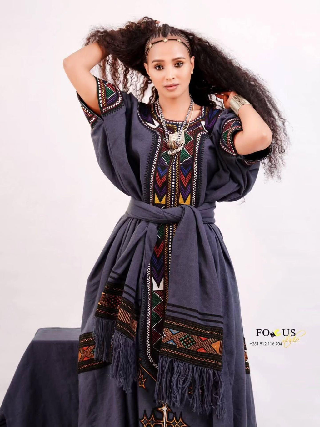 Cultural Habesha Kemis for Women, Wollo Tradtional Eritrean & Ethiopian dress