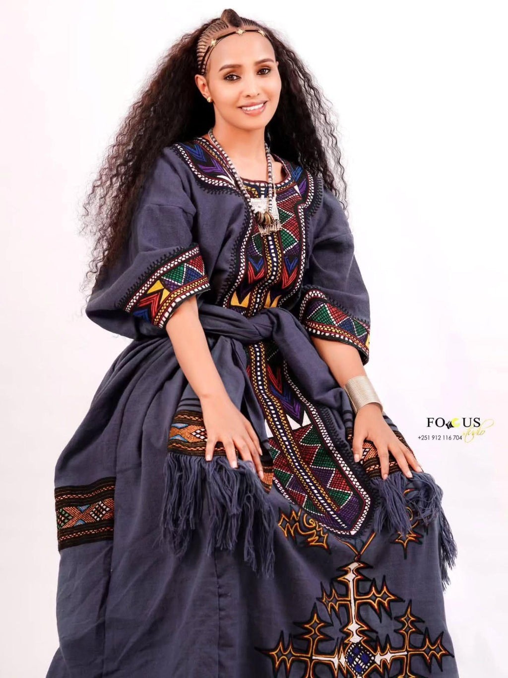 Cultural Habesha Kemis for Women, Wollo Tradtional Eritrean & Ethiopian dress