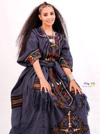 Cultural Habesha Kemis for Women, Wollo Tradtional Eritrean & Ethiopian dress