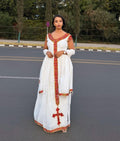 Cultural Habesha Kemis for Women Tilet Eritrean & 2