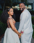 Couple Habesha Wedding Clothing New purple & Golden Tilet