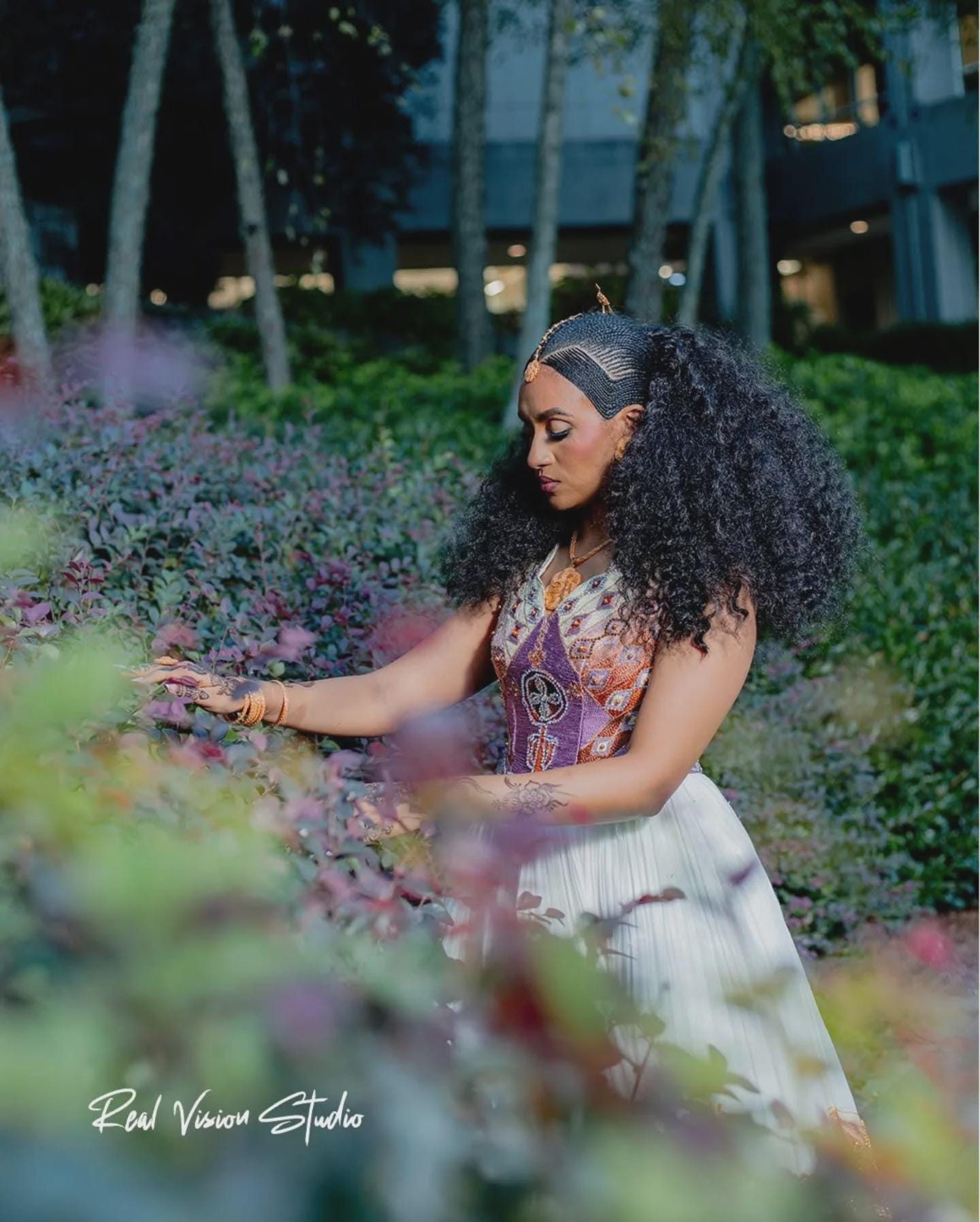 Couple Habesha Wedding Clothing, New purple  & Golden Tilet, Eritrean and Ethiopian Traditional Attire, Custom Made Habesha Fashion