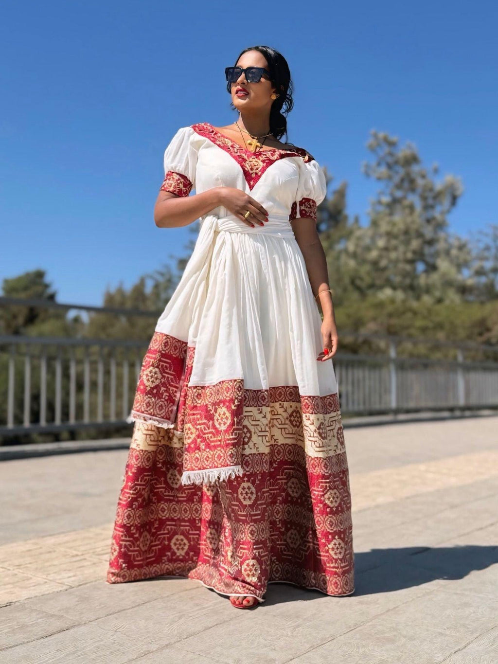 Cultural Habesha Kemis for Women,  Custom Made Tilet Eritrean & Ethiopian Traditional Dress