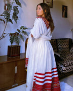 Cultural Habesha Kemis for Women,  Artistic Tilet Eritrean & Ethiopian Traditional Dress,