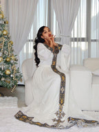 Cultural Habesha Kemis For Women, Black and Golden Tilet Eritrean & Ethiopian Traditional Dress, Handmade