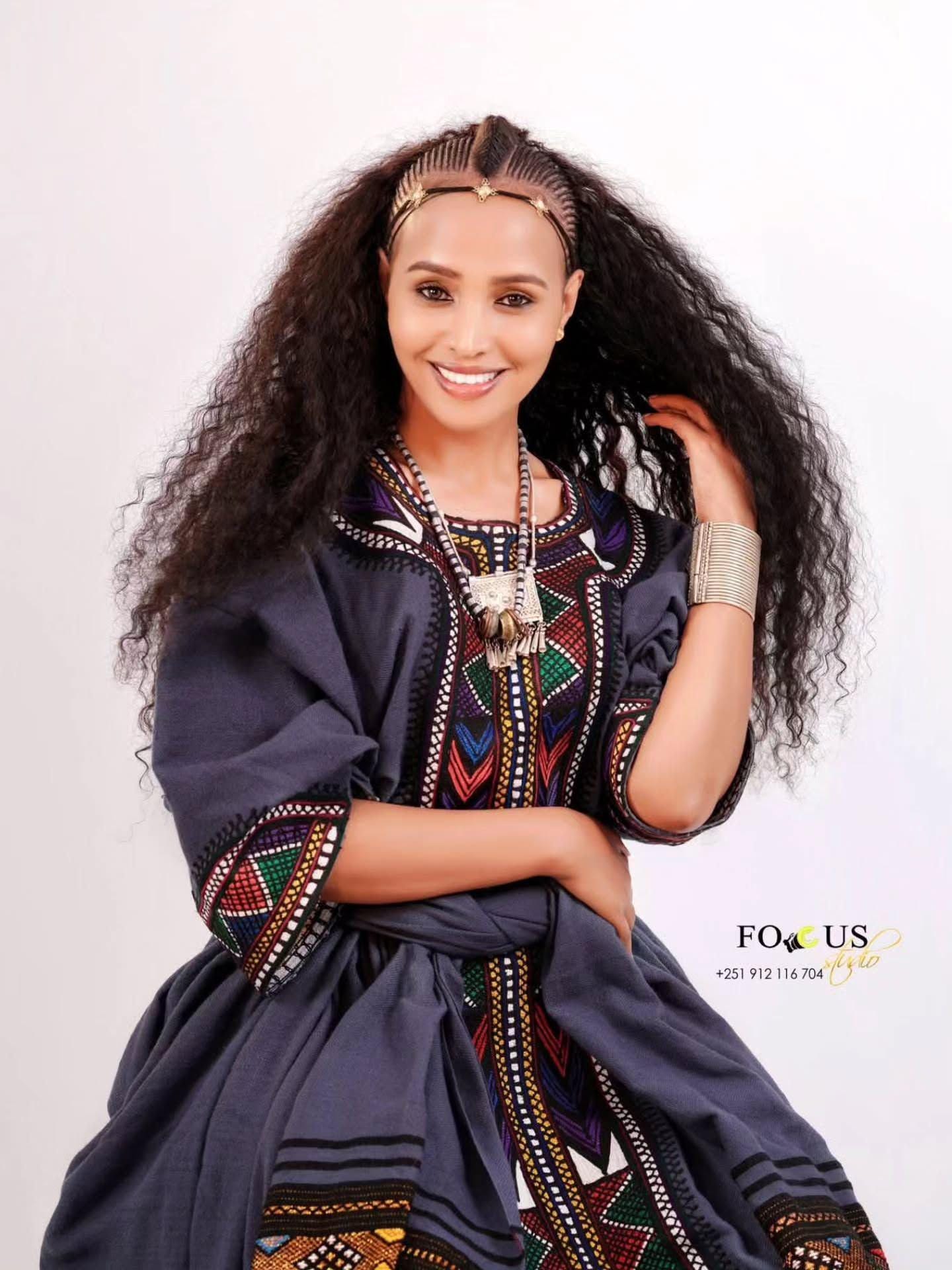 Cultural Habesha Kemis for Women, Wollo Tradtional Eritrean & Ethiopian dress