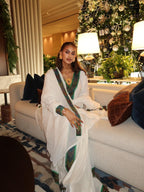 Cultural Habesha Kemis for Women, New Green Tilet Eritrean & Ethiopian Traditional Dress, Handmade Wear