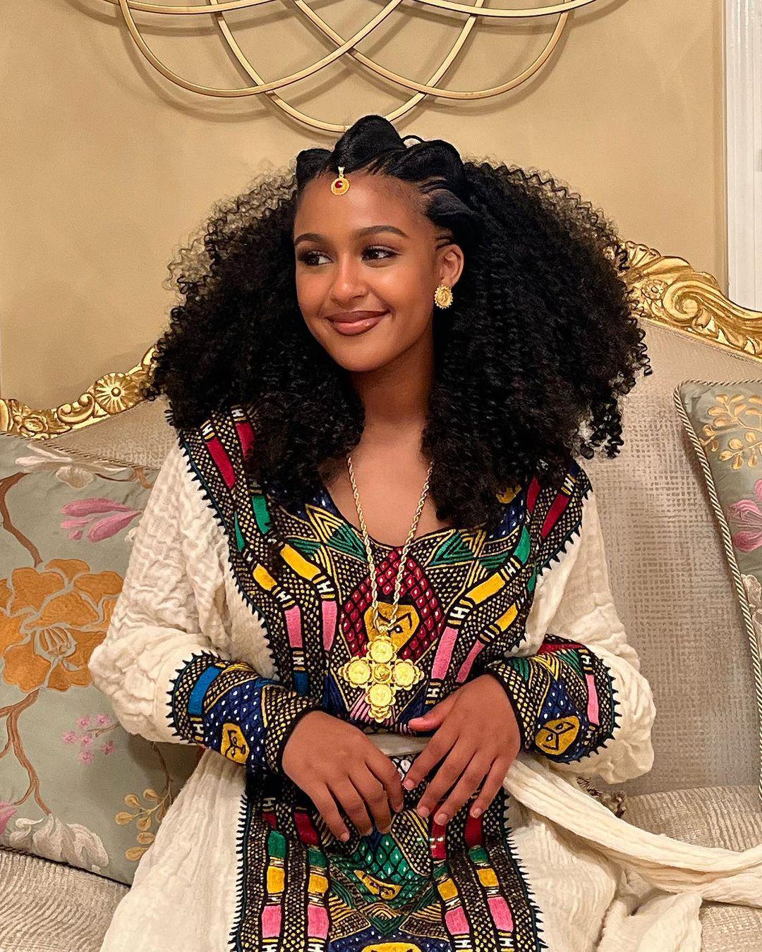 Cultural Habesha Kemis for Women, Axum Tilet Eritrean & Ethiopian Traditional Dress