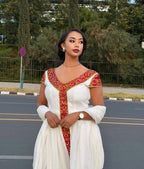 Cultural Habesha Kemis for Women Tilet Eritrean & 2
