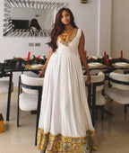 Cultural Habesha Kemis For Women,  New Tilet Eritrean & Ethiopian Traditional Dress