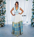Cultural Habesha Kemis for Women, Hand Tailored Tilet, Eritrean & Ethiopian Dress, Handmade Traditional Fabric Fashion