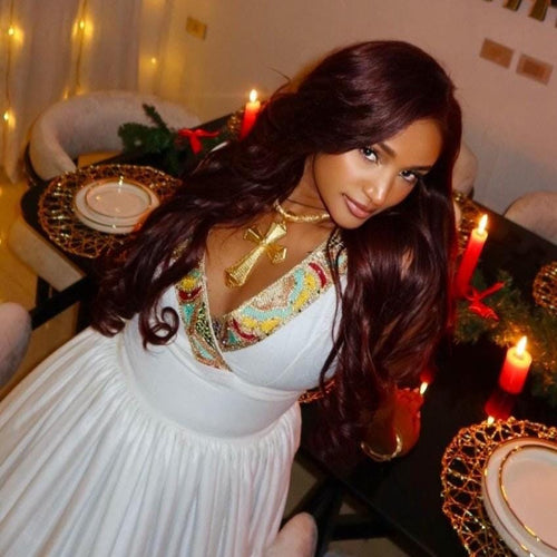 Cultural Habesha Kemis For Women,  New Tilet Eritrean & Ethiopian Traditional Dress