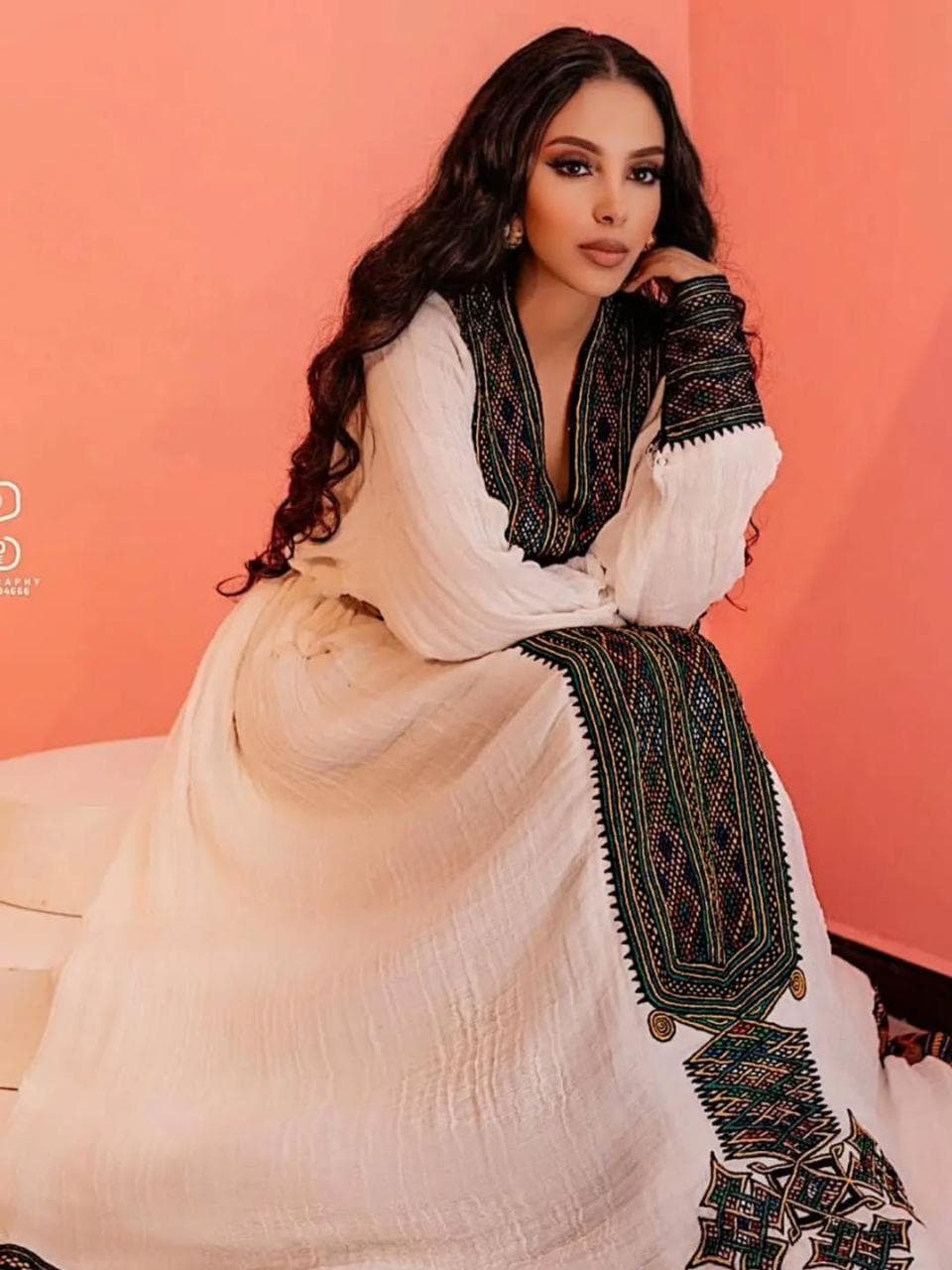 Cultural Axum Habesha Fetil Kemis for Women, Tilet Eritrean & Ethiopian Traditional Dress, Cotton Fabric
