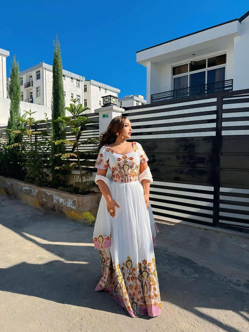 Cultural Habesha Kemis for Women,   Tilet Eritrean & Ethiopian Traditional Dress