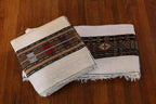 Handmade Habesha Gabi/Throw, Ethiopian Traditional Cultural Gabi, Organic Cotton Cozy Blanket