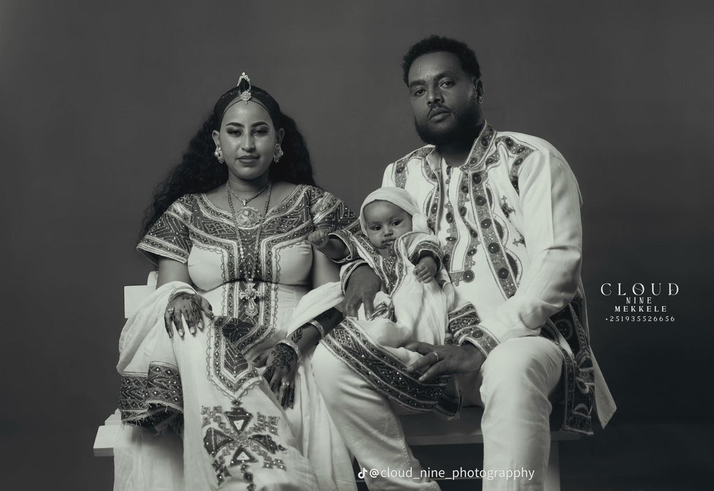 Cultural Habesha axum  Fetil Kemis For Women, New Tilet Eritrean & Ethiopian Traditional Dress