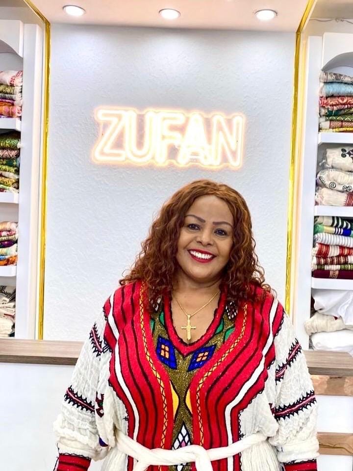 Cultural Habesha Fetil Kemis for Women, Red Tilet Eritrean & Ethiopian Traditional Dress, Cotton Fabric Clothing