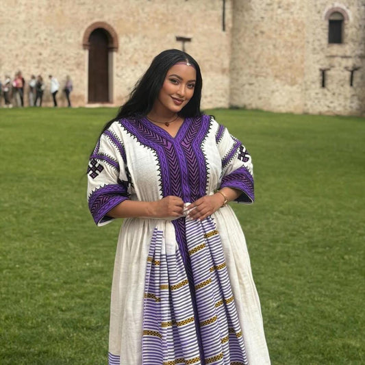 Cultural Habesha Fetil Kemis for Women , Tilet Eritrean & Ethiopian Traditional Dress, Custom Made