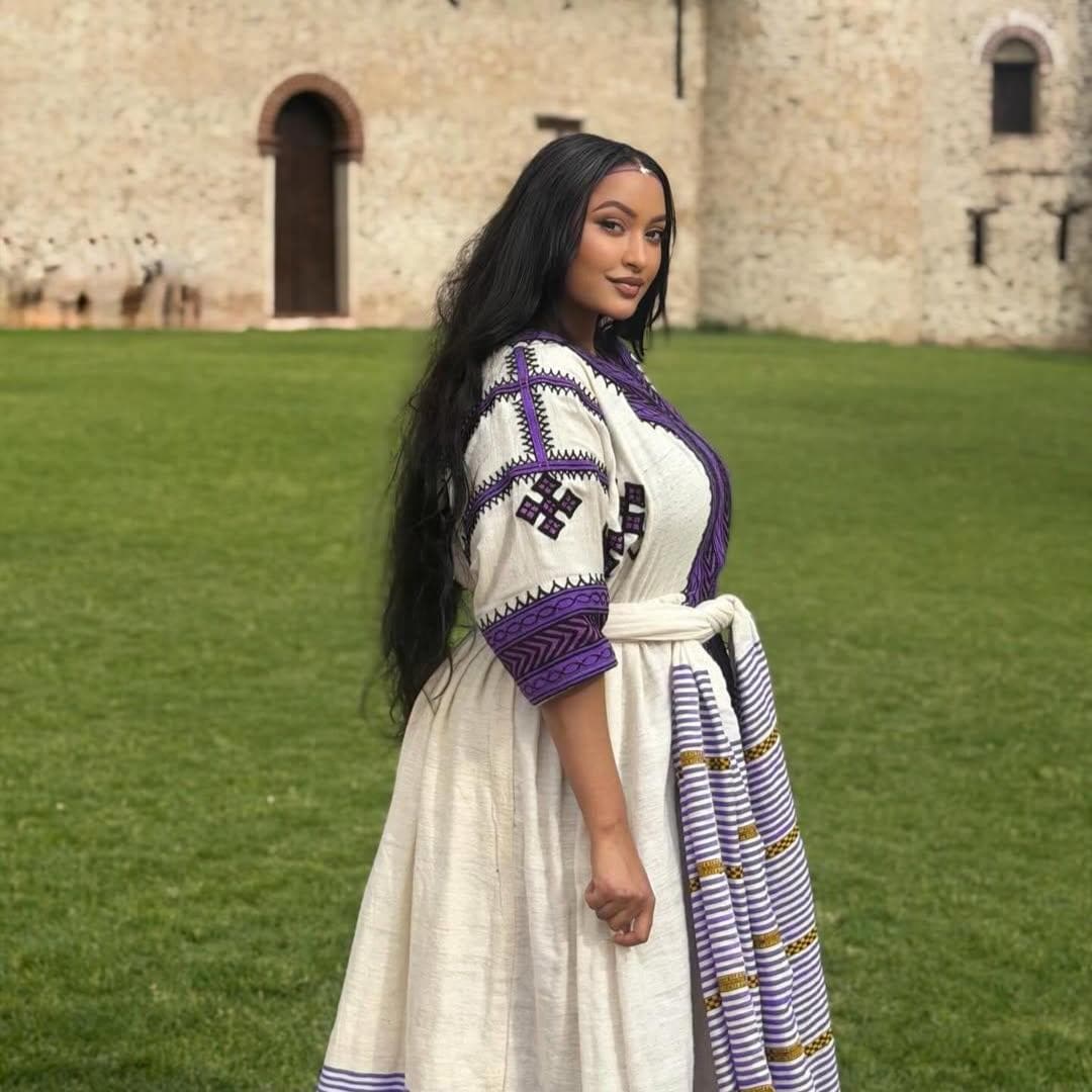 Cultural Habesha Fetil Kemis for Women , Tilet Eritrean & Ethiopian Traditional Dress, Custom Made