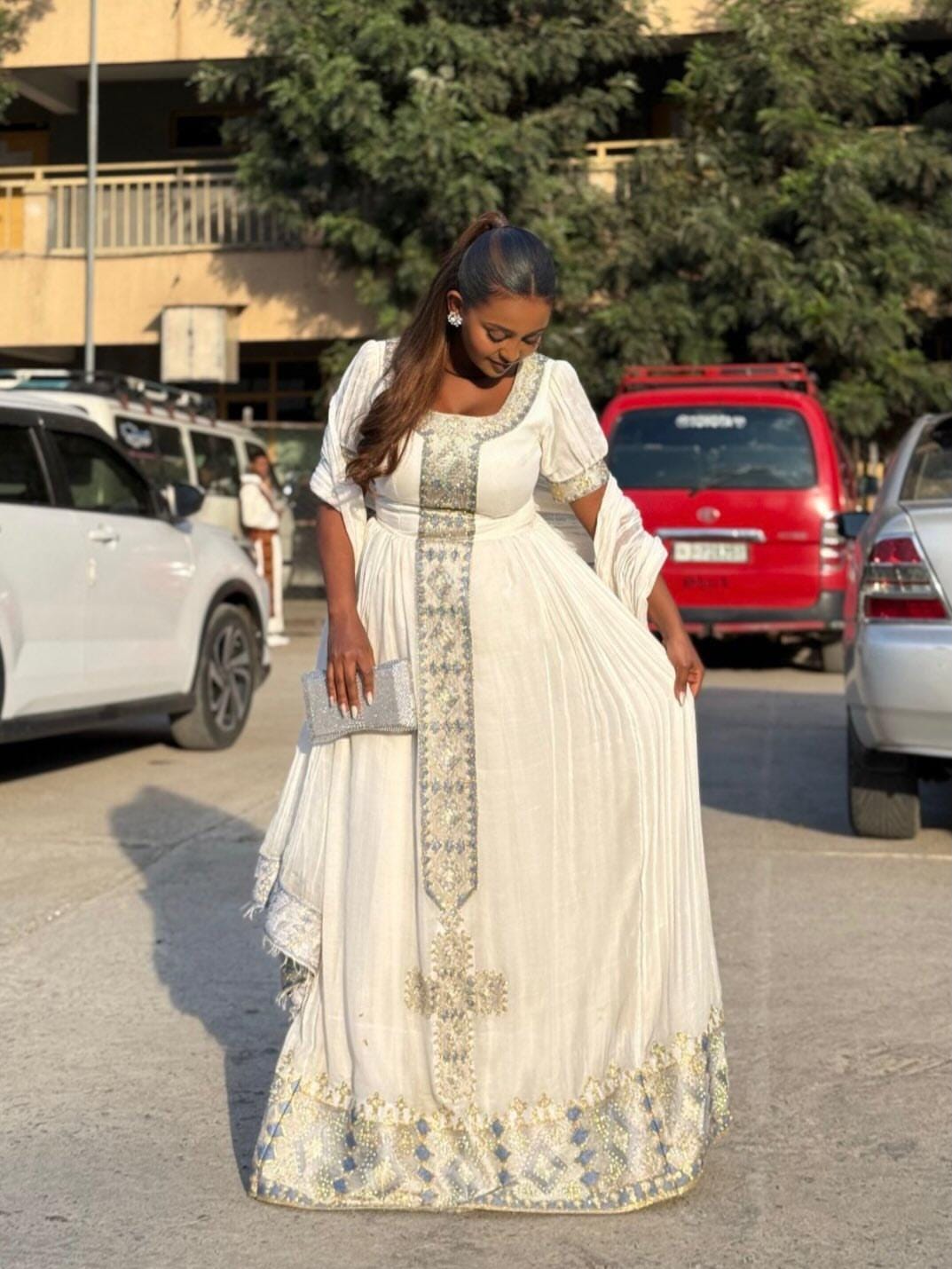 Cultural Habesha Fetil Kemis For Women, New  Tilet Eritrean & Ethiopian Traditional Dress