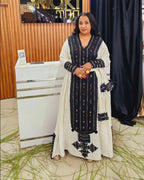 Cultural Habesha axum Fetil Kemis for Women,  Tilet Eritrean & Ethiopian Traditional Dress, Cotton Fabric Clothing