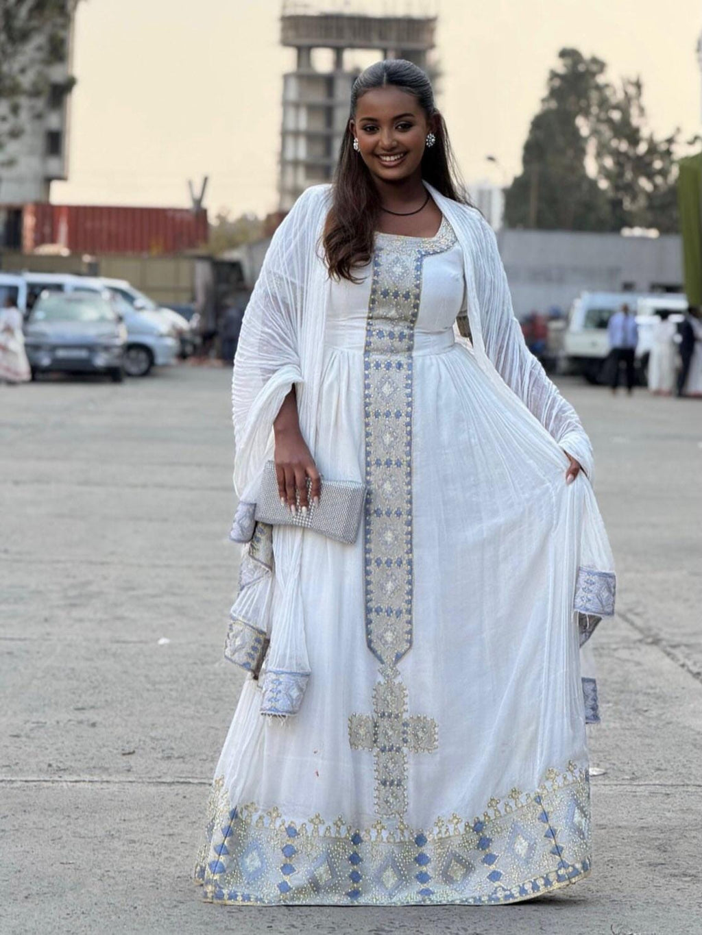 Cultural Habesha Fetil Kemis For Women, New  Tilet Eritrean & Ethiopian Traditional Dress