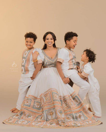 Kids’ Tilf Habesha Clothes | Traditional Ethiopian & Eritrean Children’s Wear - EthGebya