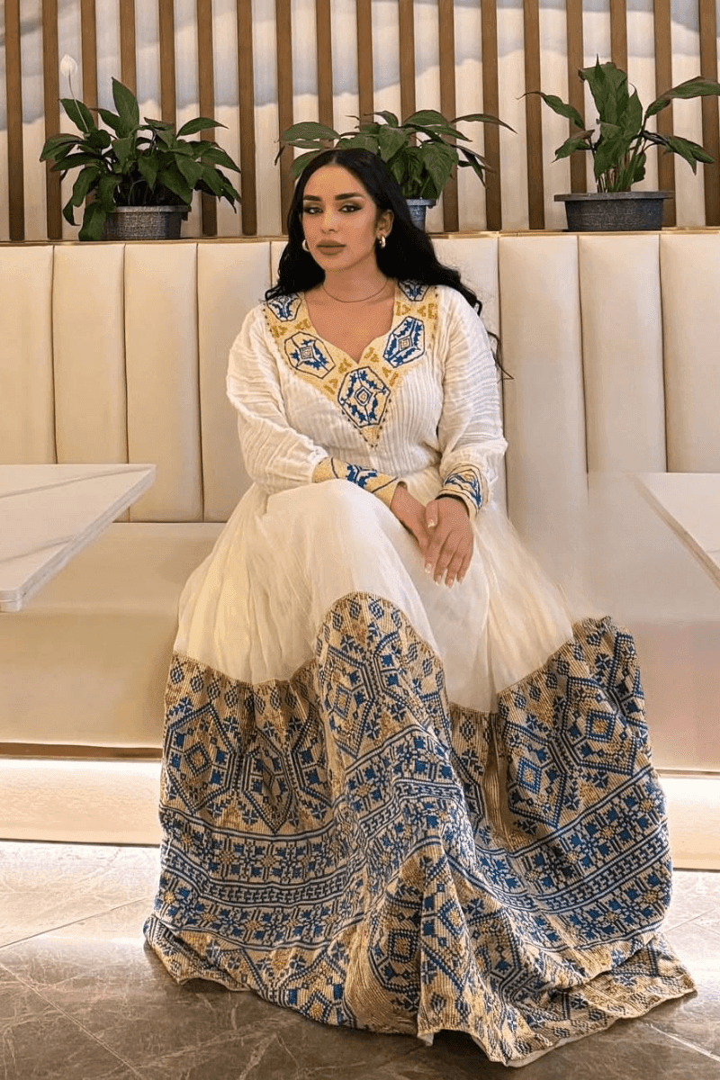 Menen Kemis Tilf Habesha Dress - EthGebya