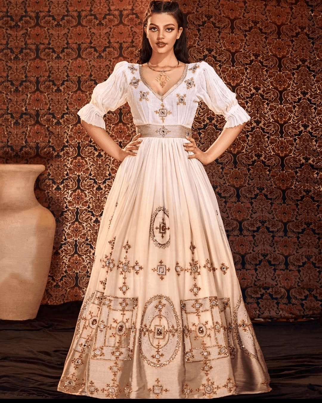 Menen Kemis Tilf Habesha Dress - EthGebya