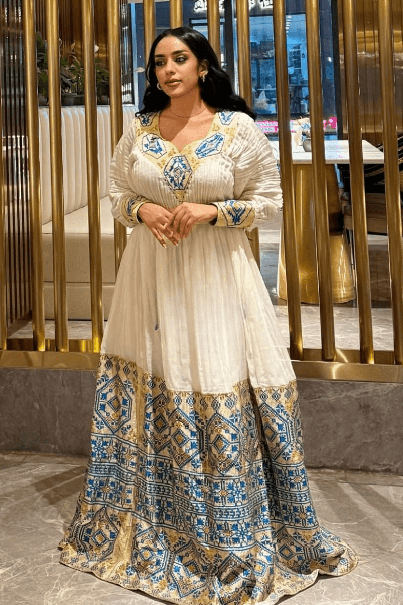 Menen Kemis Tilf Habesha Dress - EthGebya