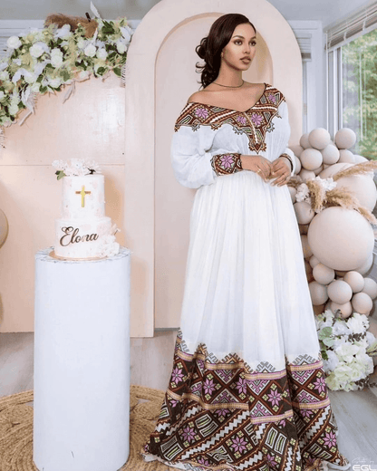 Menen Kemis Tilf Habesha Dress - EthGebya