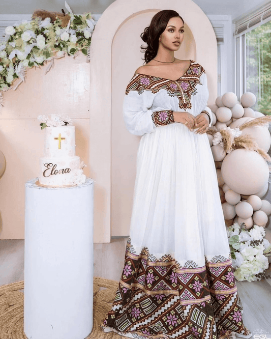 Menen Kemis Tilf Habesha Dress - EthGebya