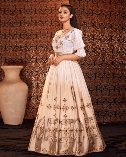 Menen Kemis Tilf Habesha Dress - EthGebya