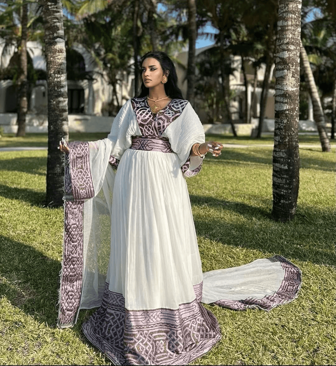 Menen Kemis Tilf Habesha Dress - EthGebya