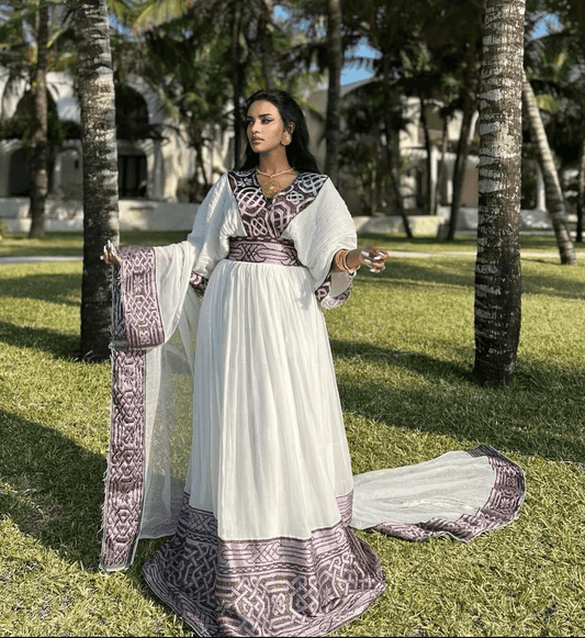 Menen Kemis Tilf Habesha Dress - EthGebya